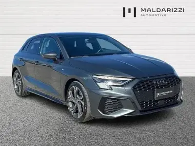 Usata Audi A3 Sportback S-Line 150 CV (110 kW) 2021 Nero Utilitaria