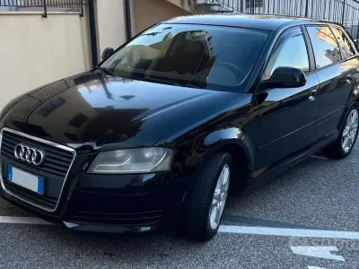 Usata Audi A3 Attraction 140 CV (102 kW) 2010 Nero Utilitaria