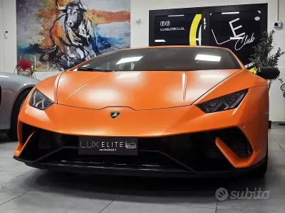 Usata Lamborghini Huracán 640 CV (470 kW) 2018 Arancione Coupé