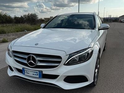 Usata Mercedes C200 184 CV (135 kW) 2016 Bianco Station wagon