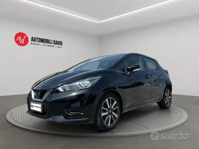 Usata Nissan Micra Acenta 90 CV (66 kW) 2018 Nero Utilitaria