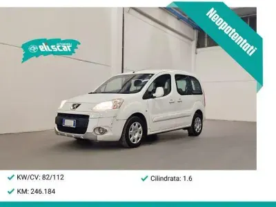 Usata Peugeot Partner 111 CV (81 kW) 2011 Bianco Monovolume