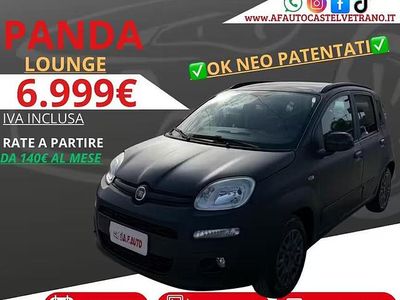 Usata Fiat Panda Lounge 69 CV (50 kW) 2015 Nero Utilitaria