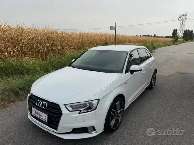 Usata Audi A3 S-Line 150 CV (110 kW) 2016 Bianco Berlina
