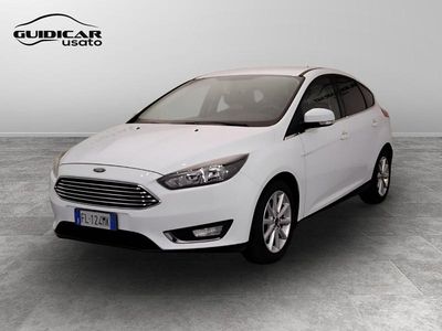 Usata Ford Focus Titanium S 120 CV (88 kW) 2017 Bianco Utilitaria