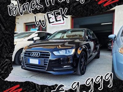 Usata Audi A3 Ambition 110 CV (80 kW) 2014 Nero Berlina