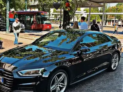 Usata Audi A5 150 CV (110 kW) 2018 Nero Coupé