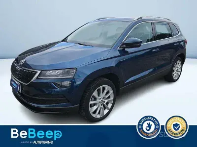 Usata Skoda Karoq Style 116 CV (85 kW) 2019 Blu metallizzato SUV
