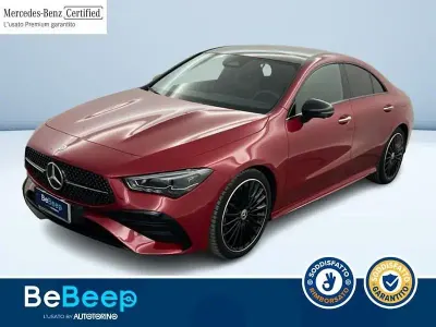 Usata Mercedes CLA200 AMG Line Premium Plus 150 CV (110 kW) 2023 Rosso metallizzato Coupé