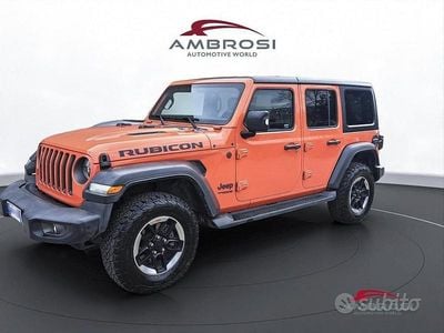 Usata Jeep Wrangler Rubicon 272 CV (200 kW) 2019 Arancione SUV