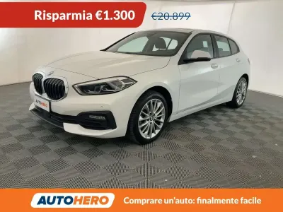 Usata BMW 118 Advantage 136 CV (100 kW) 2022 Bianco Utilitaria