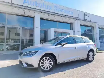 Usata Seat Leon ST Style 105 CV (77 kW) 2014 Grigio Station wagon