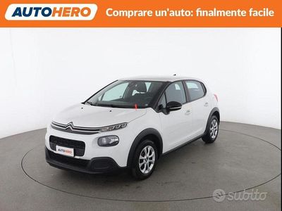 Usata Citroën C3 Feel 68 CV (50 kW) 2018 Bianco Berlina