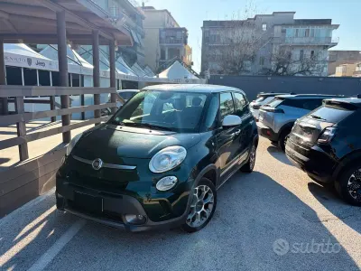 Usata Fiat 500L Trekking 95 CV (69 kW) 2017 Verde Monovolume