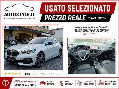 Usata BMW 118 Sport Line 136 CV (100 kW) 2021 Bianco Utilitaria