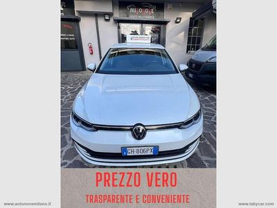 Usata VW Golf VIII Life 110 CV (80 kW) 2021 Bianco Berlina