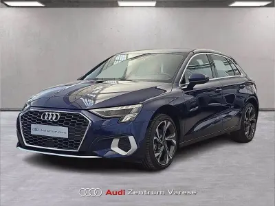 Usata Audi A3 Sportback e-tron Advanced 150 CV (110 kW) 2023 Blu navarra Utilitaria