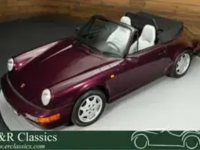 Usata Porsche 911 Carrera 4 Cabriolet 250 CV (183 kW) 1990 Viola Cabrio