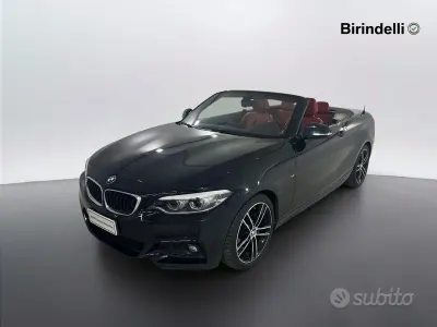 Usata BMW 220 M Sport 190 CV (139 kW) 2018 Nero Cabrio