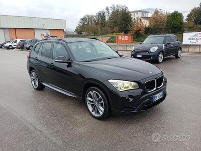 Usata BMW X1 Sport Line 184 CV (135 kW) 2012 Nero SUV
