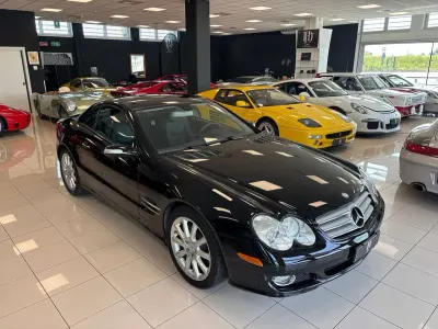 Usata Mercedes SL500 387 CV (284 kW) 2007 Nero Cabrio