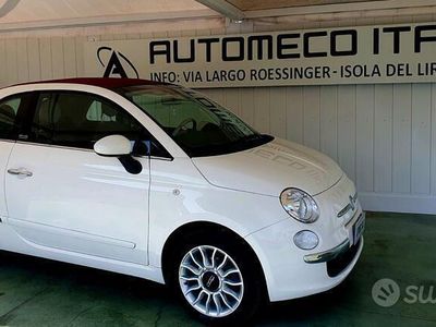 usata Fiat 500 1.2 cabrio ok neopat solo 60.000km s.prom