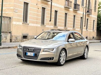 Usata Audi A8L W12 Business Plus 500 CV (367 kW) 2012 Beige Berlina