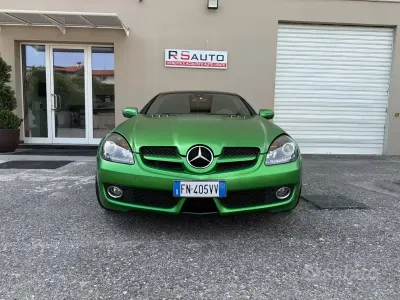 Usata Mercedes SLK200 AMG 184 CV (135 kW) 2008 Verde Cabrio