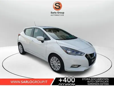 Usata Nissan Micra Acenta 92 CV (67 kW) 2021 Bianco Utilitaria