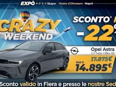 Usata Opel Astra 131 CV (96 kW) 2024 Silver lake Utilitaria