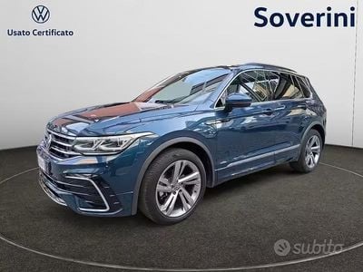 Begagnad VW Tiguan R-line 150 HK (110 kW) 2022 Blå SUV