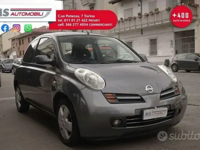 Usata Nissan Micra Acenta 80 CV (58 kW) 2004 Grigio Utilitaria