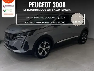 Gebraucht Peugeot 3008 Allure 131 PS (96 kW) 2023 Grau SUV
