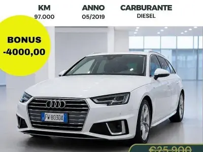 Usata Audi A4 S-Line 190 CV (139 kW) 2019 Bianco Station wagon