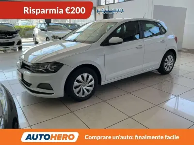 Usata VW Polo Trendline 80 CV (58 kW) 2018 Bianco Utilitaria