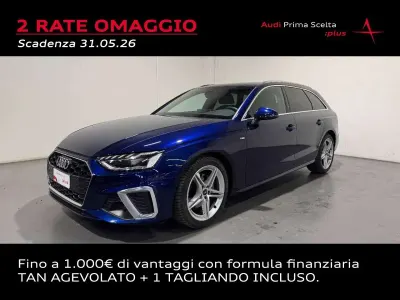 Usata Audi A4 S-Line 204 CV (150 kW) 2024 Blu navarra metallizzato Station wagon