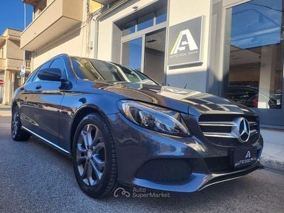 Usata Mercedes C180 Business 116 CV (85 kW) 2016 Grigio Station wagon