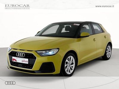 Usata Audi A1 Sportback Admired 116 CV (85 kW) 2019 Giallo pitone metallizzato gri Utilitaria