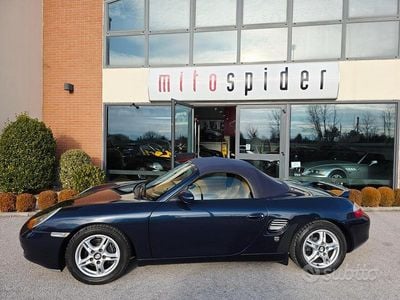 Usata Porsche Boxster 204 CV (150 kW) 1998 Blu Cabrio
