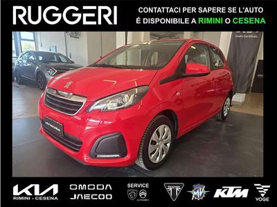 Usata Peugeot 108 Active 69 CV (50 kW) 2015 Rosso Utilitaria