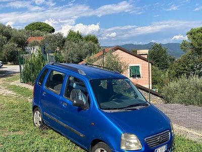 Usata Suzuki Wagon R+ 65 CV (47 kW) 2002 Blu Monovolume