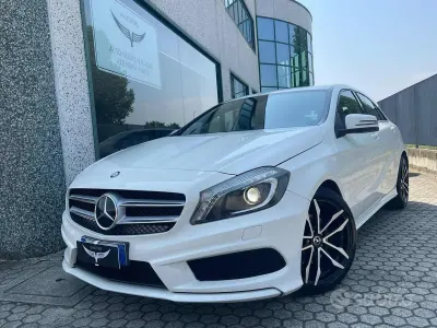 Usata Mercedes A180 Premium 109 CV (80 kW) 2014 Bianco Utilitaria