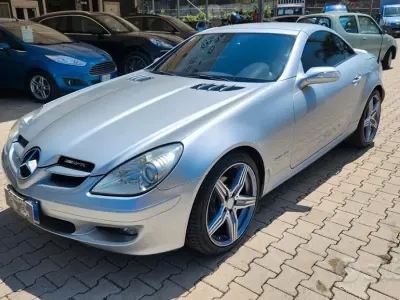 Usata Mercedes SLK200 163 CV (119 kW) 2004 Grigio Cabrio