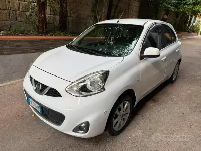 Usata Nissan Micra Acenta 80 CV (58 kW) 2015 Bianco Utilitaria
