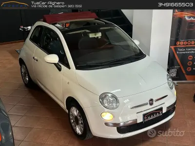Usata Fiat 500C 69 CV (50 kW) 2015 Bianco Cabrio