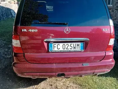 Usata Mercedes ML400 250 CV (183 kW) 2003 Rosso SUV