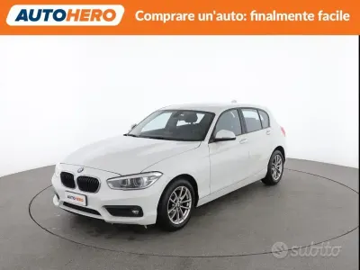 Usata BMW 118 Advantage 136 CV (100 kW) 2019 Bianco Utilitaria
