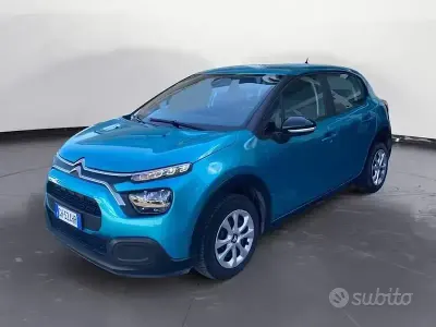 Usata Citroën C3 Feel 102 CV (75 kW) 2021 Blu Utilitaria