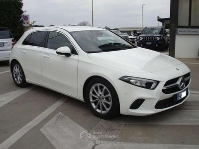 Usata Mercedes A180 116 CV (85 kW) 2019 Bianco Berlina