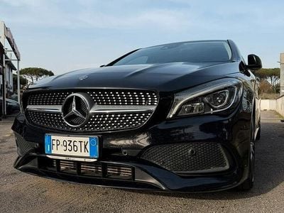 Usata Mercedes CLA200 136 CV (100 kW) 2017 Nero Berlina